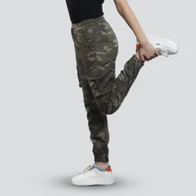 Women's Camo Cargo Pants With 6 pockets