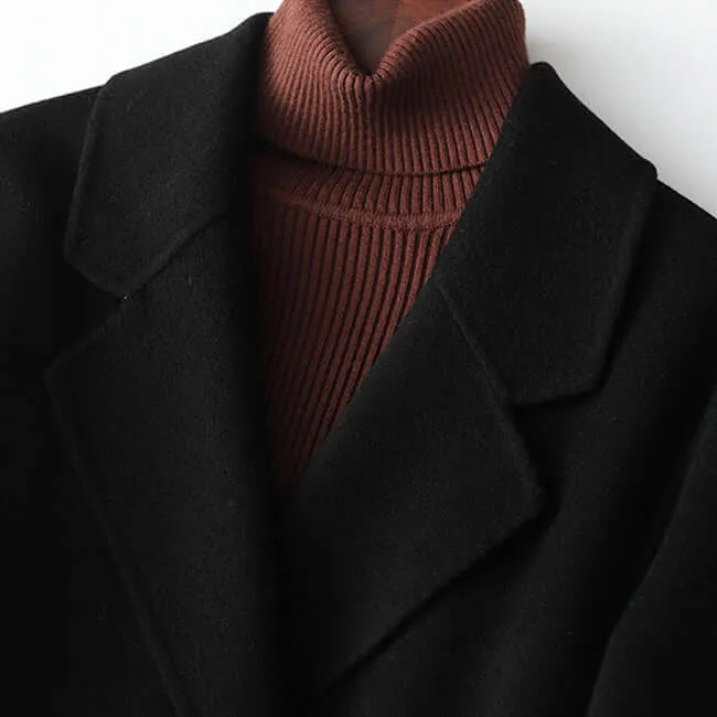 Women's Short Wool Trench Coat